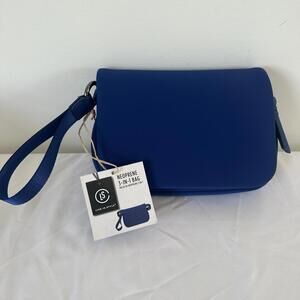 NWT Live in Style Neoprene Blue 3-in-1 Bag - Versatile Bag